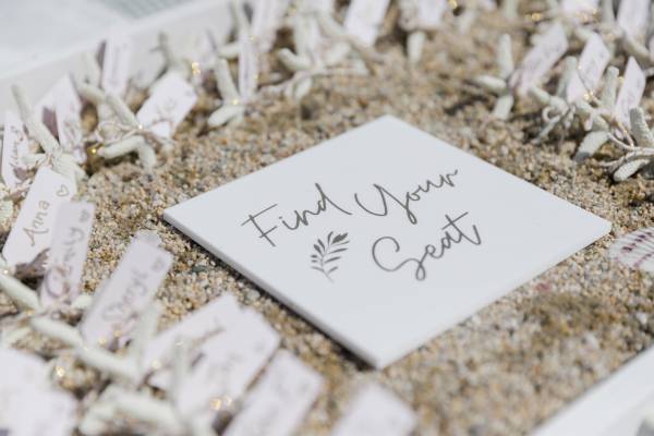 wedding seating tags